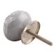 Dark Grey Floral Ceramic Cabinet Knob Online